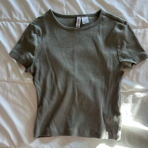 sage green tee